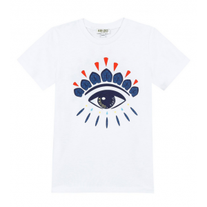 Kenzo Kids Boys Wax Eye Cotton T-Shirt - 5A